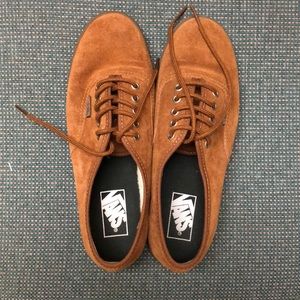 Vans brown suede lo pro shoes